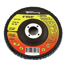 Blue Zirconia Flap Disc, Type 29, 80-Grit, 4-In. For Cheap