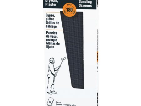 3M ProPak 180 Grit 4-3 16 In. x 11-1 4 In. Precut Drywall Sanding Screen (10 Pack) Online now