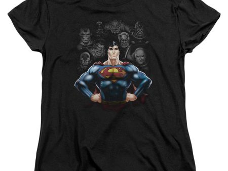 SUPERMAN : VILLAINS S\S WOMENS TEE BLACK 2X Online