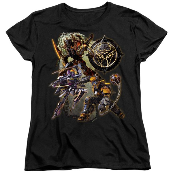 TRANSFORMERS : TERRORCON GROUP SHOT WOMENS SHORT SLEEVE Black XL For Discount