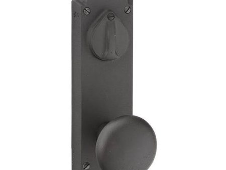 Emtek 7070BU Passage Single Keyed , Sideplate Locksets No.5 3-5 8  Center to Center Keyed , Butte Knob Online now